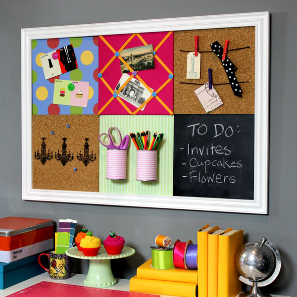 diy pottery barn teen inspired bulletin board system, chalkboard paint, cleaning tips, crafts, home decor