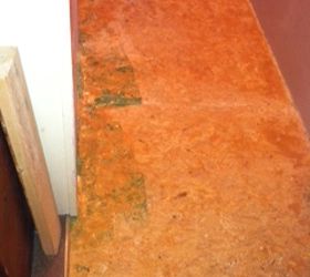 Particle Board Floor Turned Into A Stone Granite Floor Hometalk