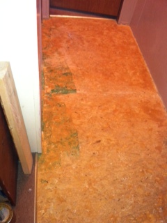 Particle Board Floor Turned Into A Stone Granite Floor Hometalk