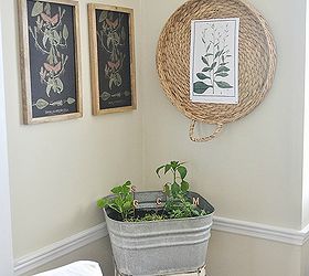 wall art from a basket, crafts, home decor