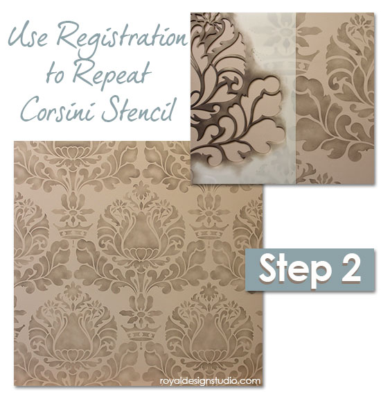 stencil how to easy sponge roller texture and stencil shadow shift, painted furniture, wall decor, Visit our blog for the rest of the 6 steps
