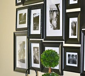 how to use command brand strips in home decor, home decor, wall decor, Cover those ugly breaker boxes with a gallery wall using Command Brand Frame Picture Hanging Strips