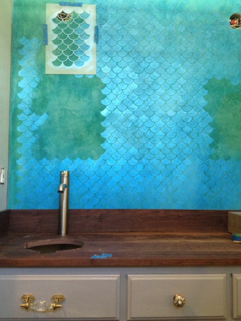 azulejo falso e estilo metlico, Fotografia KaraPaslayDesigns com