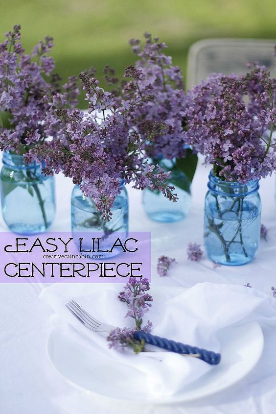 lilac s, gardening, Lilac Centerpiece
