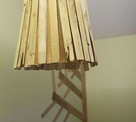 a boy s room, bedroom ideas, home decor, this is an ikea hanging lamp that I covered in wood shims