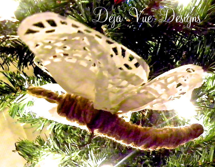 a few little scraps and you ve got yourself a darling little dragonfly ornament, crafts, seasonal holiday decor