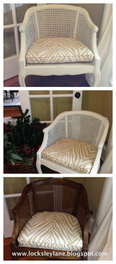 painting and glazing cane chairs, painted furniture