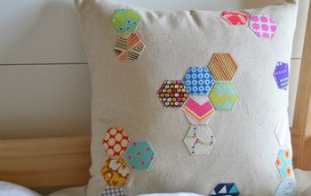 Scattered Hexagon Pillow...