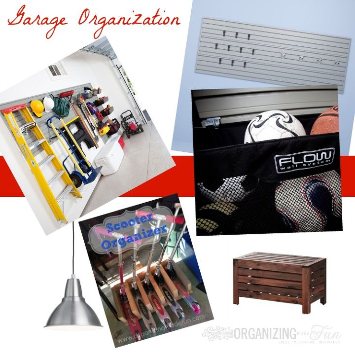 operation organize the garage, garages, organizing, Garage Organization Mood Board