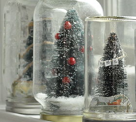 diy holiday waterless diorama style snow globes, crafts, seasonal holiday decor, Get creative with your recyclables