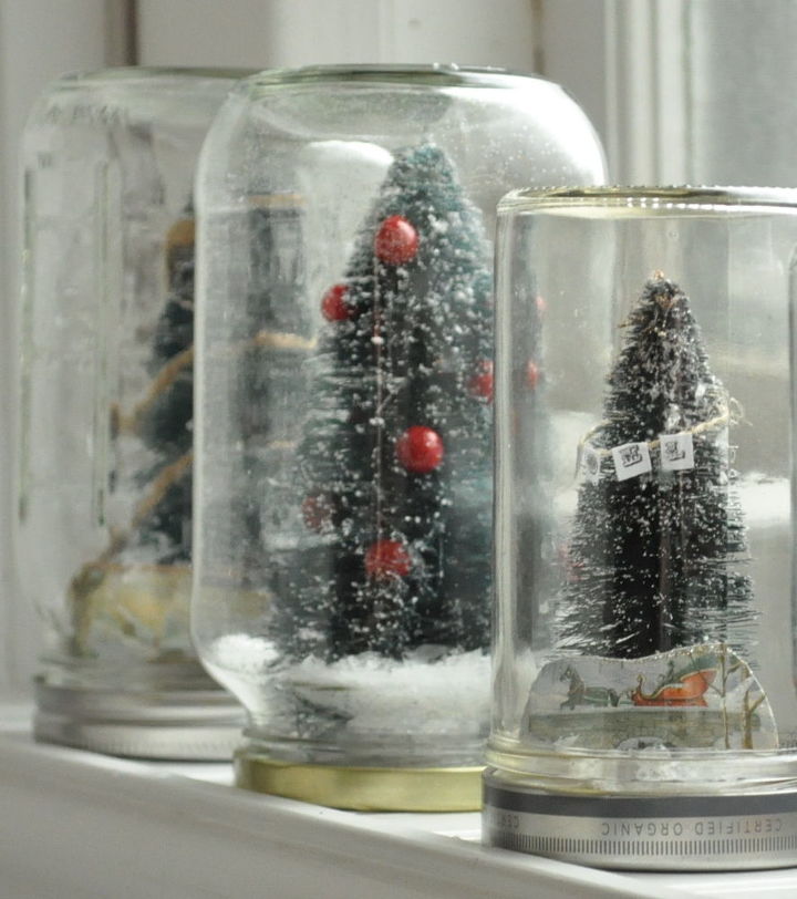 bricolaje de bolas de nieve al estilo diorama sin agua, S creativo con tus materiales reciclables