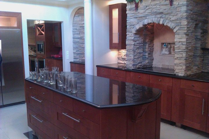 well here are a few pics of the first kitchen remodel when my client ask me to, home decor, home improvement, kitchen design