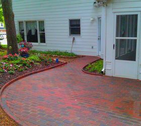 Installing pavers over your existing patio is a great way to change the look of your outdoor space.