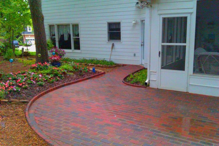 installing pavers over your existing patio is a great way to change the look of your