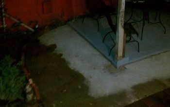 I  planned it  well,,,,last year i poured concrete   with a level pad in center and what appeared to be side walk  with