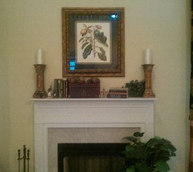 fireplace mantle