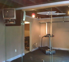 renovation of home gym, entertainment rec rooms, Another view