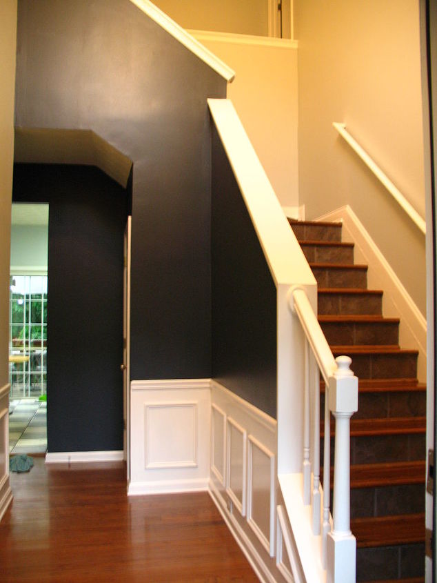 q stairs remodel, home decor, stairs, tiling, after