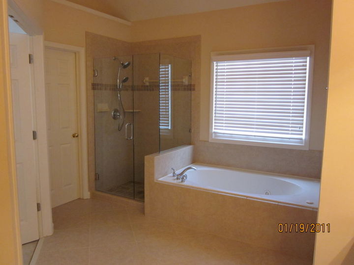 this is a bathroom i remodeled in gwinnett county last week new tile shower door, bathroom ideas, curb appeal, home improvement, outdoor living, plumbing, tiling, Equity Building Contractors Gwinnett County Bath Remodel