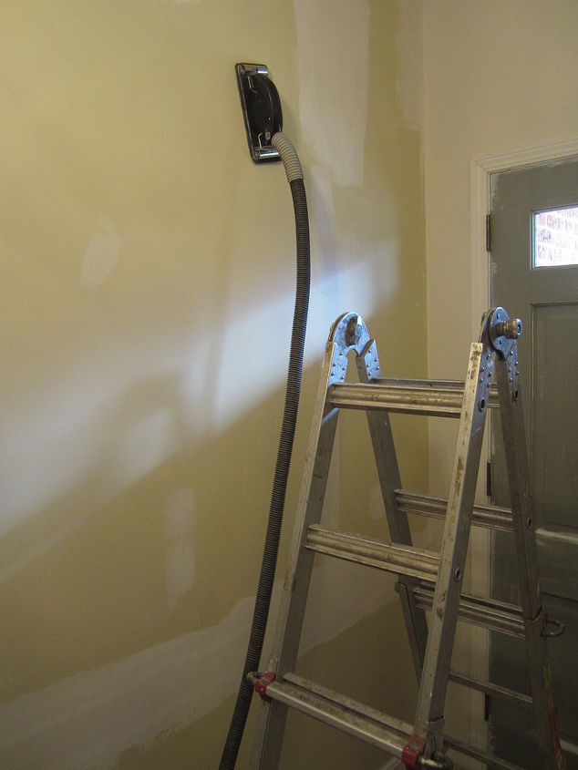 broken or crooked drywall corners made straight, Powerful vacuums take care of nearly 100 of the dust
