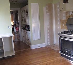 bungalow kitchen remodel, home improvement, kitchen backsplash, kitchen design, kitchen island, I kept my range as long as I could