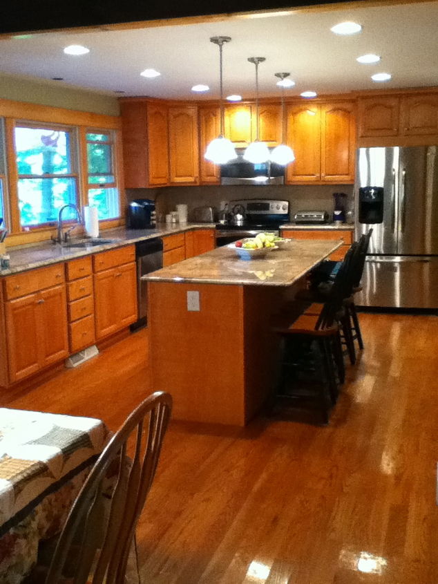 new kitchen not only did my husband install the new kitchen he built the cabinet, home decor, kitchen design