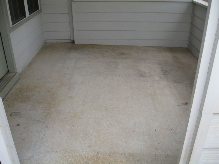 new concrete overlay patio we finished today from boring to ultimate these pictures, concrete masonry, flooring, BEFORE