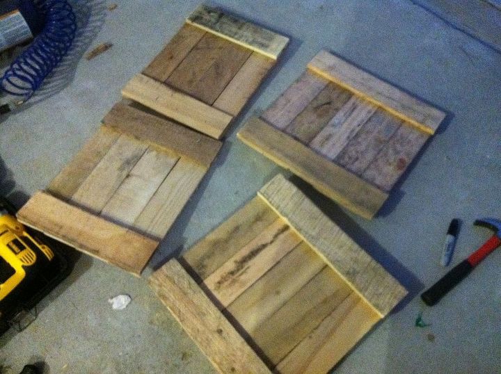 built planter box out of an old pallet, gardening, pallet, Built the four sides then the bottom