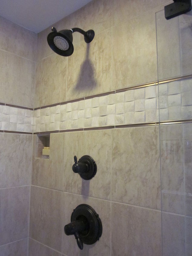 as seen on cbs 46 better mornings atlanta here are some before amp afters of the, bathroom ideas, home decor, Classic Tile Work