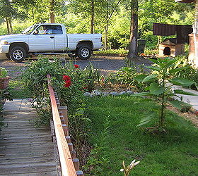 view of other side of railing, gardening, outdoor living, View from porch