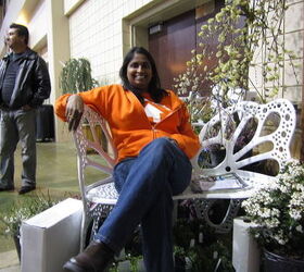 check out this butterfly chair at the four seasons booth they even have this in an, painted furniture
