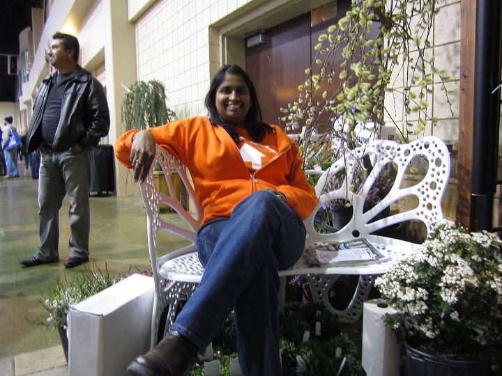 check out this butterfly chair at the four seasons booth they even have this in an, painted furniture