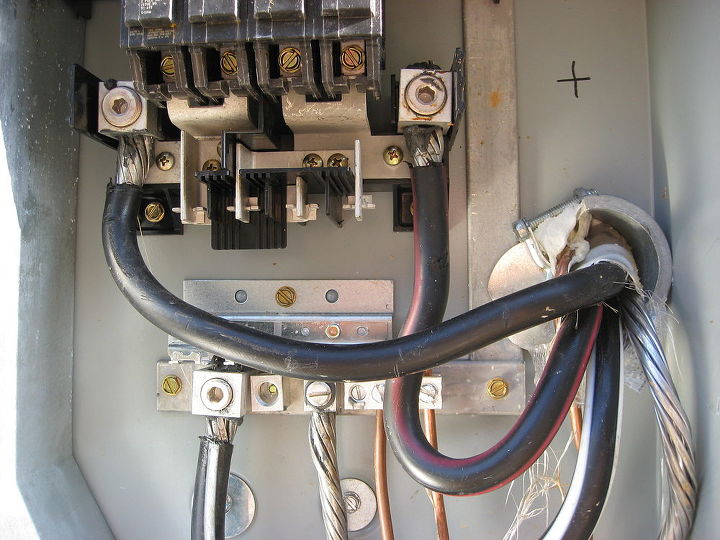 hired a licensed electrician to do a meter panel swap which did not go well the, electrical, home maintenance repairs, Meter service panel wiring