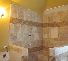 custom bath 1, bathroom ideas, home improvement, Large Open Shower