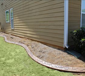 landscape curbing job me and my crew completed in cumming ga, curb appeal, gardening, landscape
