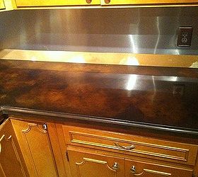 stained concrete countertops, concrete countertops, countertops, painting