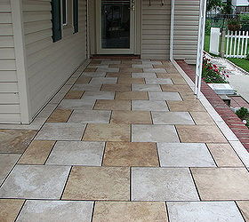 outdoor porcelain tile, curb appeal, tiling