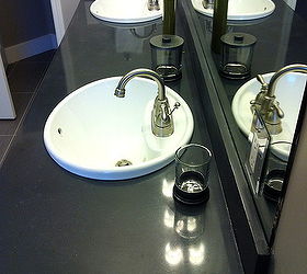 concrete bath vanity, bathroom ideas, concrete masonry, home decor