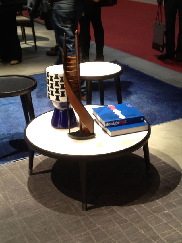 some images from the milan furniture fair, painted furniture