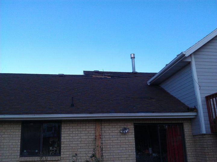 q we recently had a pretty good wind storm 100mph and it took care of a lot of my, home maintenance repairs, roofing, Back side wind damage