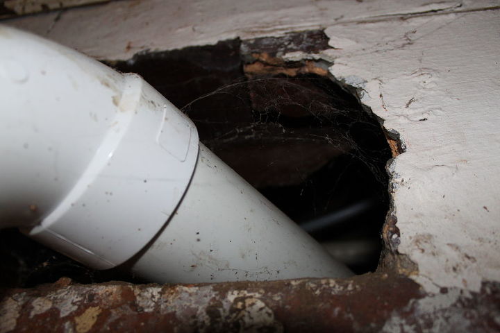 hello hometalkers i live in old farmhouse built in the early 1900s it is not too, basement ideas, This hole is inside