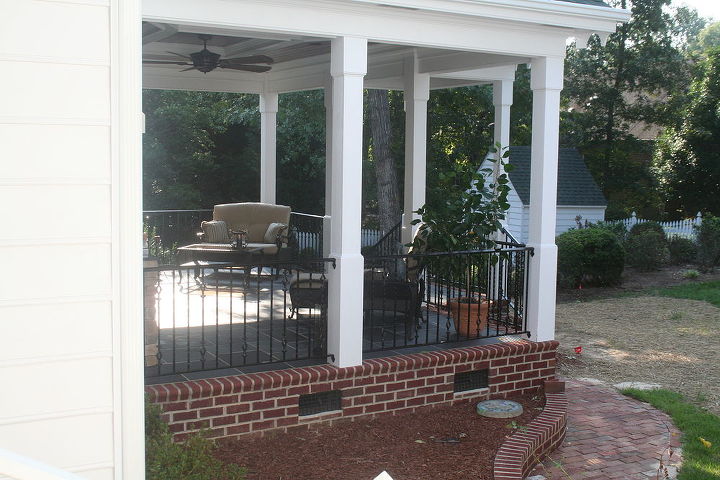 new outdoor living area contractor johnny woody woodybuilt can t say enough, decks, fences, outdoor living, final w rails