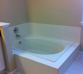 pots master bath remdel, bathroom ideas, home improvement, Garden tub Removing