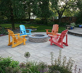 eye catching patio furniture, outdoor furniture, outdoor living, patio, Techo Bloc Patio using Blu 60 and Parisien pavers