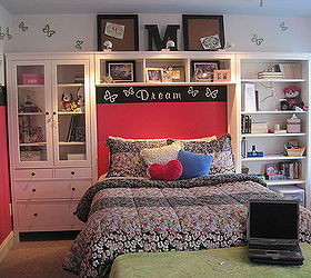 one of my latest projects teen girl s room gets a new look, bedroom ideas, home decor