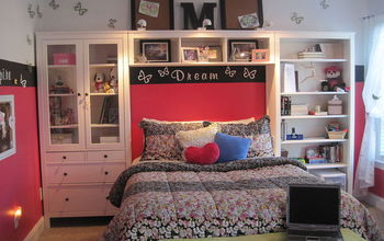 One of my latest projects...Teen girl's room gets a new look.