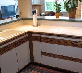 does it work to reface cabinets or should you start over with a complete kitchen, home decor, kitchen design, Before