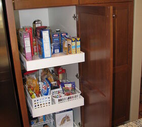 does it work to reface cabinets or should you start over with a complete kitchen, home decor, kitchen design, We replaced the worn out shelving and reversed the door swing to create more comfortable access to the refaced pantry