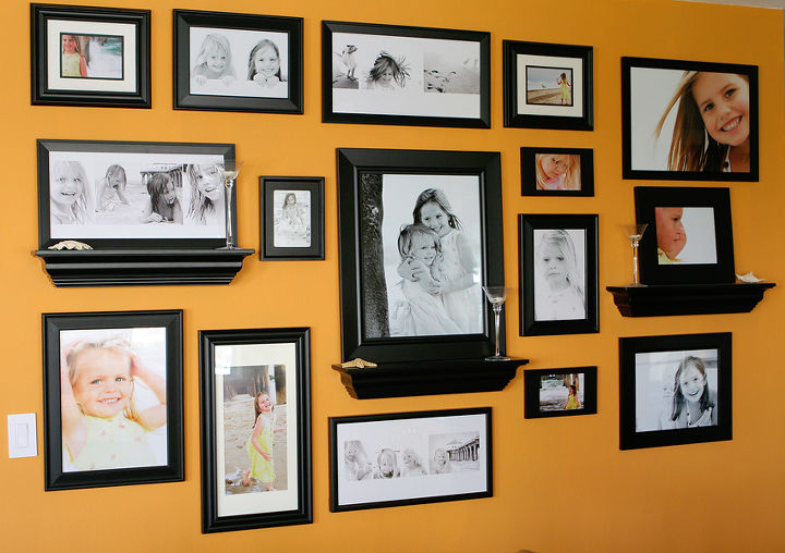 photo display walls, home decor