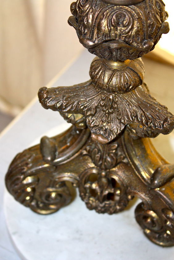 Solid Brass Lamp, How To Clean An Antique Metal Chandelier